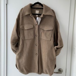 Oversized Wool-Blend SHACKET H&M